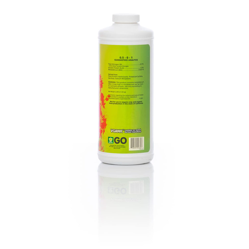 General Organics BioBud, Bloom Plant Food, 0.5-0-1, 1 qt.
