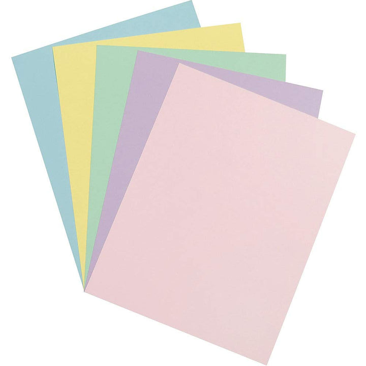 Card Stock, 8 1/2 inches x 11 Inches, Pastel Assortment, 100 Sheets (101315)