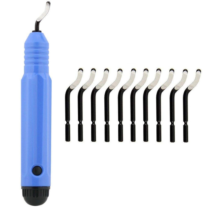 Metal Deburring Tool Kit Deburr Cutters Set, Rotary Deburr Blades Set Burr Remover Hand Tool for Wood/Plastic/Aluminum/Copper/Steel