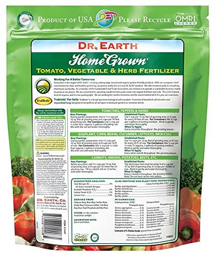 Organic 5 Tomato, Vegetable & Herb Fertilizer Poly Bag