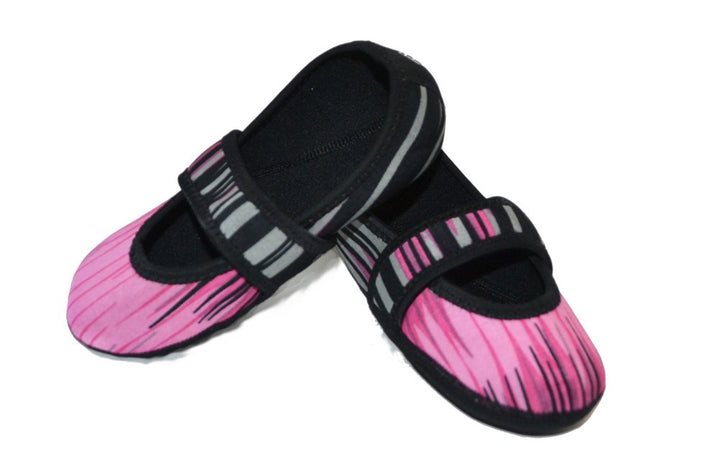 Betsy Lou Women's Shoes, Foldable & Flexible Flats, Slipper Socks, Travel Slippers & Exercise Shoes, Dance Shoes, Yoga Socks, House Shoes, Indoor Slippers, Pink Aurora, Small
