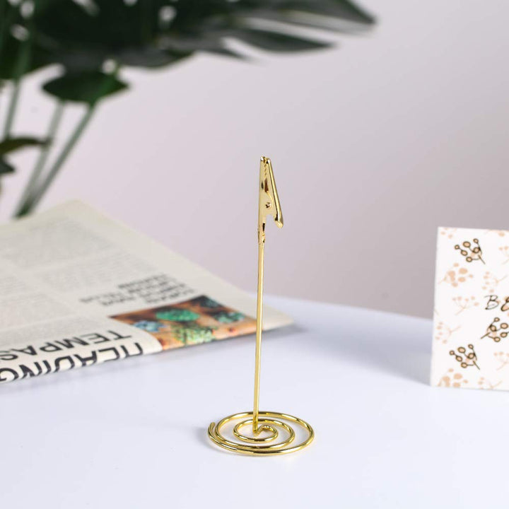 12pcs Place Card Holder Memo Holder Clip Photo Holder Table Number Holder