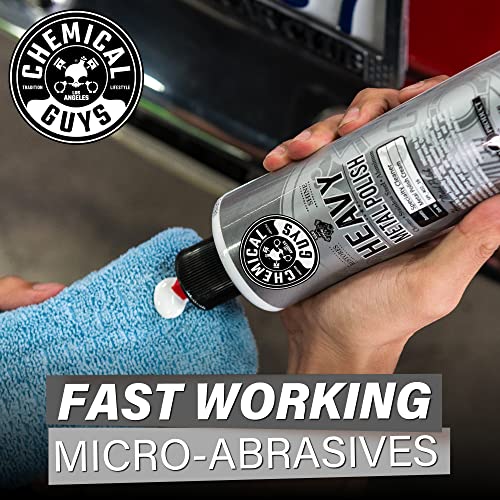 SPI_402_16, Heavy Metal Polish Restorer and Protectant, (Safe for Cars, Trucks, SUVs, RVs, Motorcycles, and More) 16 fl oz