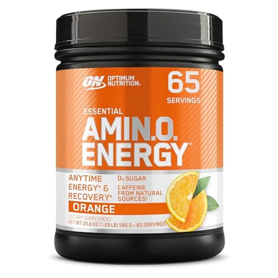 Amino Energy - Pre Workout with Green Tea, BCAA, Amino Acids, Keto Friendly, Green Coffee Extract, Energy Powder - Orange Cooler, 65 Servings (Packaging May Vary)