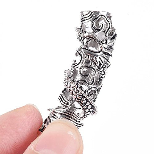 57 Pcs/Kit Norse Vikings Beads Hair Tube Beads Dreadlocks for Beards Hair Paracord Pendants & Bracelets DIY