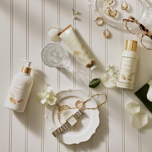 Body Wash with Pump - Liquid Soap for Bath and Shower - Body Soap - Skin Care - Scented Soap with Notes of Jasmine, Rose, Hyacinth, Creamy lily of the Valley, & Oak Moss (Goldleaf, 9.25 fl oz)