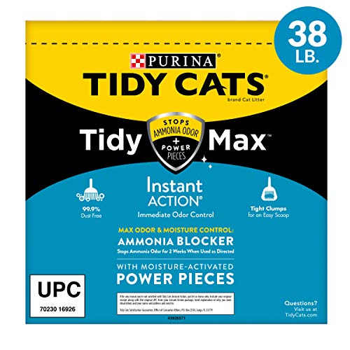 Purina Clumping Cat Litter, Tidy Max Instant Action Multi Cat Litter - 38 lb. Box
