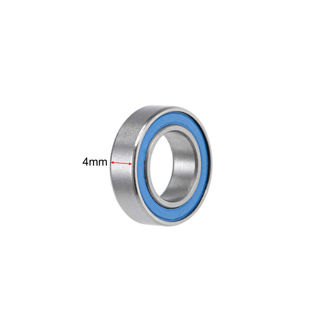MR148-2RS Deep Groove Ball Bearings 8mm Inner Dia 14mm OD 4mm Bore Double Sealed Chrome Steel Blue Seal Z2 10pcs