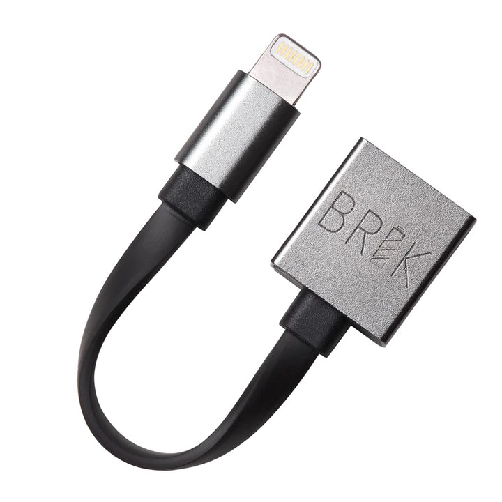 Magnetic Charging Cable - Smartphone Charger Cord - Universal Design - Anodized Metal - 3in (1-Pack)