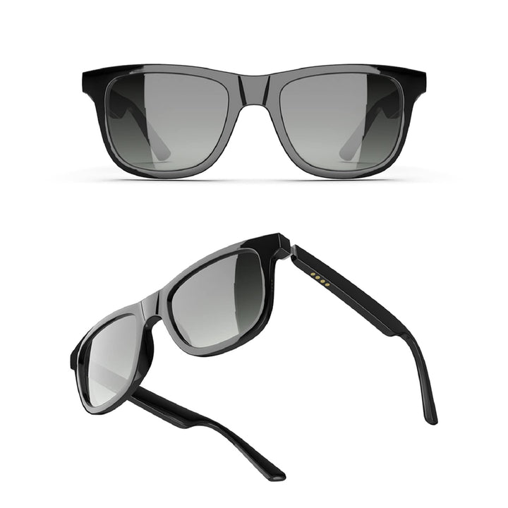 Frames Bluetooth Sunglasses Blue Light Filtering & Photochromic & Polarized Sunglasses Lenses 3 in 1, Night Driving Glasses for Men and Women