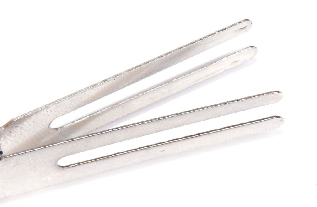 double prong hair clips, 10 pack, D17C