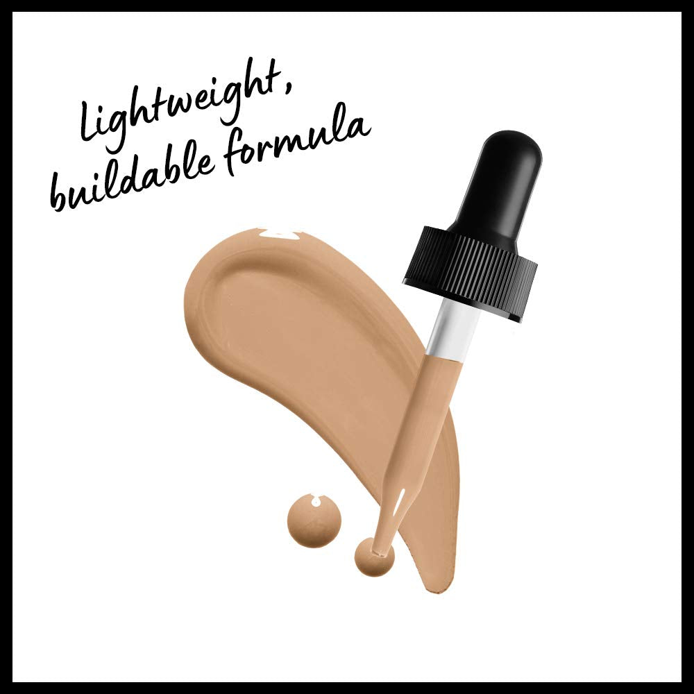 PROFESSIONAL MAKEUP Total Control Pro Drop Foundation, Skin-True Buildable Coverage - Buff