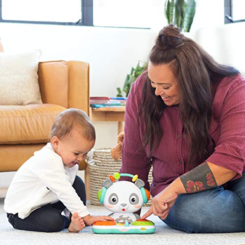 Spin & Slide DJ Panda - Musical Toy with Busy Beads, Light-up Turntable Drums, Funky Beats, switches, Silly Songs and 2 Volume Settings, for Babies and Toddlers