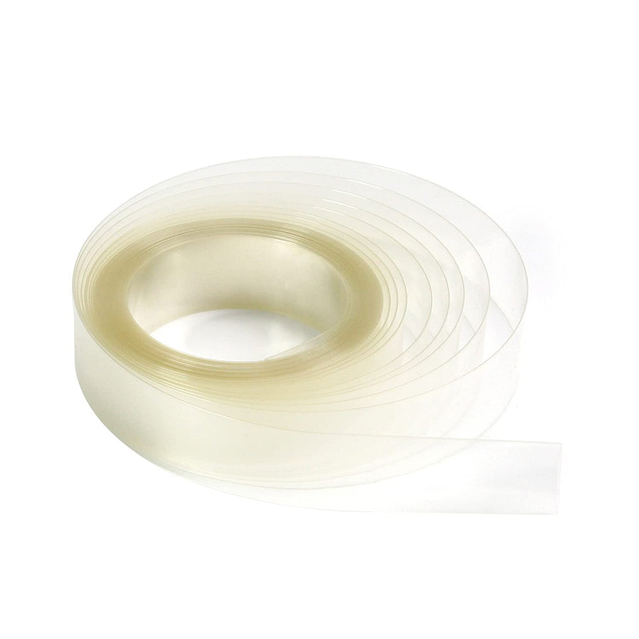 AAA Battery Wrap Flattening Width: 15mm,Length: 4m,Flat PVC Heat Shrink Tubing Tube Clear