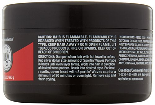 Sportin' Waves Gel Pomade with Wavitrol III, 3.5 oz