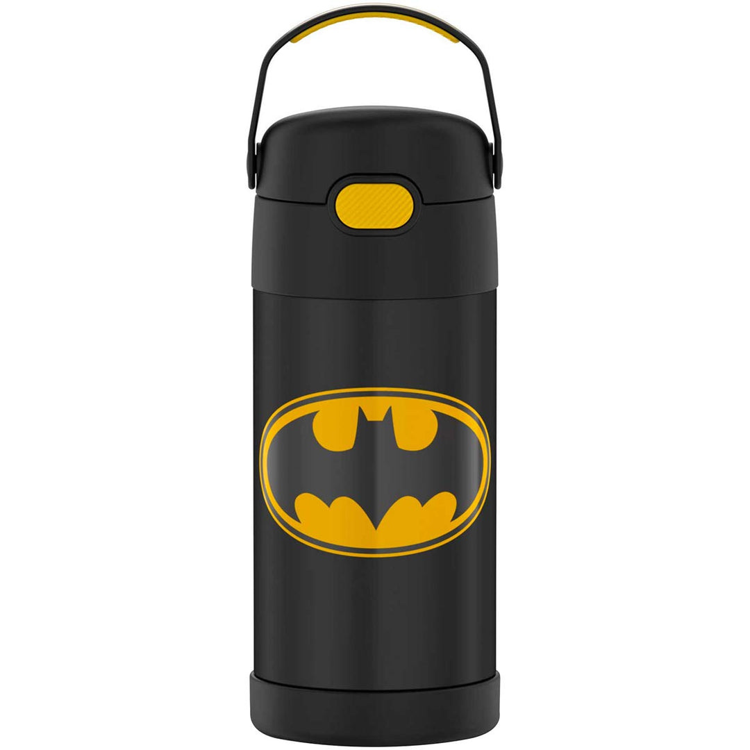 FUNTAINER 12 Ounce Stainless Steel Kids Bottle, Batman