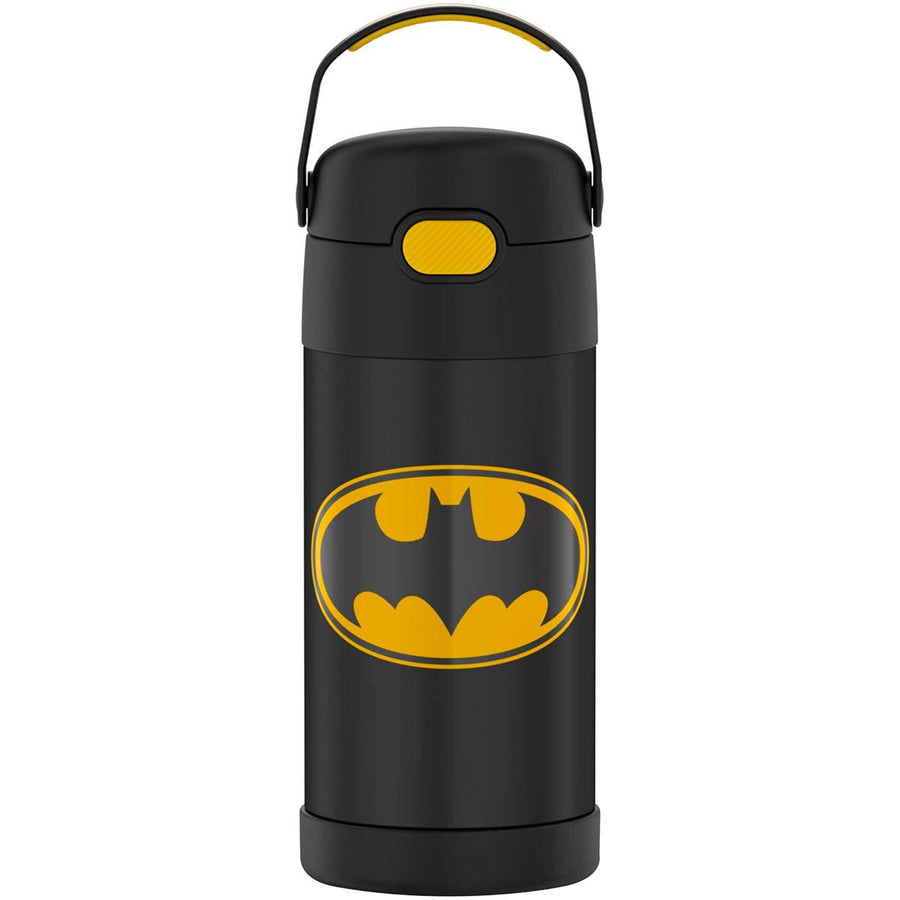 FUNTAINER 12 Ounce Stainless Steel Kids Bottle, Batman