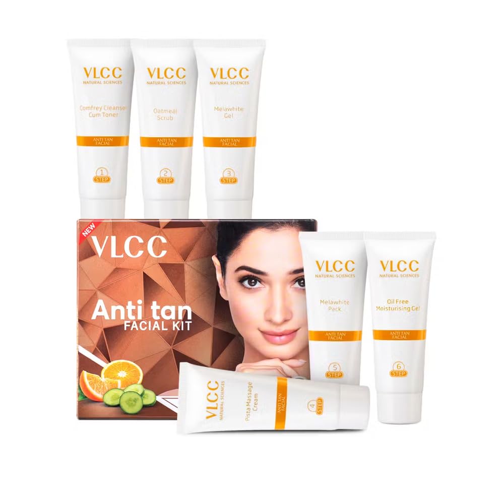 Single Anti Tan Facial Kit, Gold Bleach, 6.6g