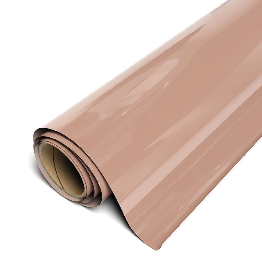 EasyWeed Heat Transfer Vinyl 11.8 x 5ft Roll (Latte) - Compatible with , Cricut, Silhouette and Other Craft/Professional Cutters - CPSIA Certified