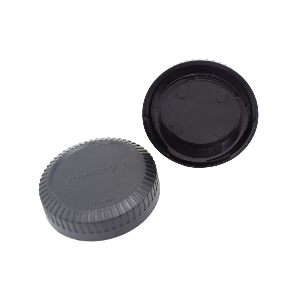 Fuji X Front Body Cap & Rear Lens Cap Cover for Fujifilm X-T5 X-T4 X-T3 X-T1 X-T2 X-S10 X-T30 X-T20 X-T10 X-H2 X-H2S X-H1 X-T200 X-T100 X-PRO3 More Fujinon X Mount Camera & Lens Accessory