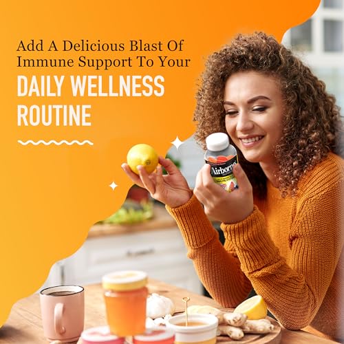750mg Vitamin C Gummies For Adults, Immune Support Gummies With Powerful Antioxidants Vit C & E, Caffeine Free - 2x63ct Bottle (42 Servings), Assorted Fruit Flavor