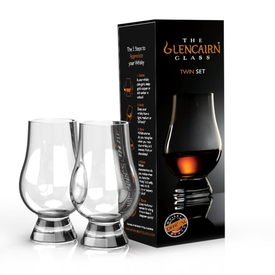 Whiskey Glass, Gift Set of 2 in Twin Carton