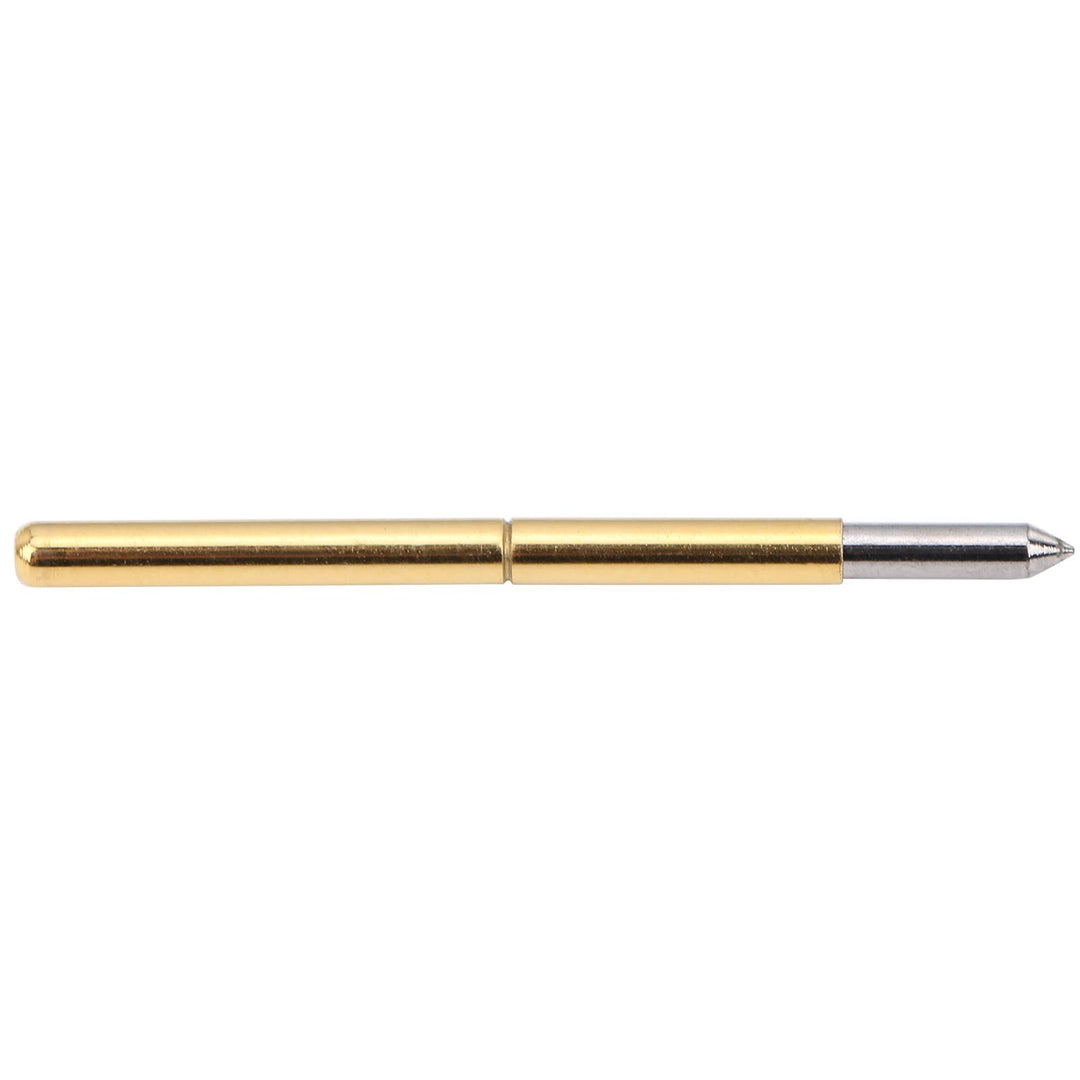 Spring Test Probe, 100pcs P125-B 2.0mm Spring Test Detection Probe Set, 0.02mm High Accuracy Spring Test Pins Brass Pogo Pins for Conductive Test, Test Stability and Durability