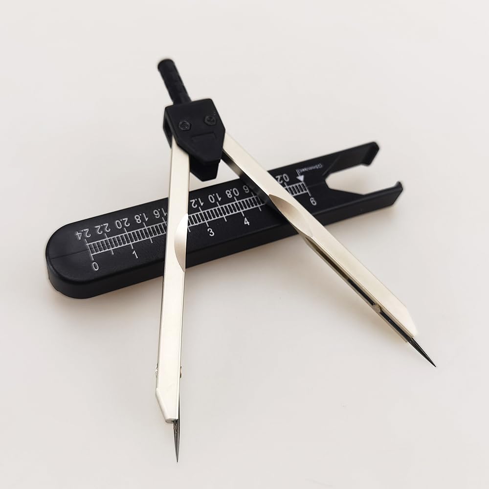 Airgoesin ECG EKG EMI Black Calipers Ruler Drafting Electrocardiogram Divider