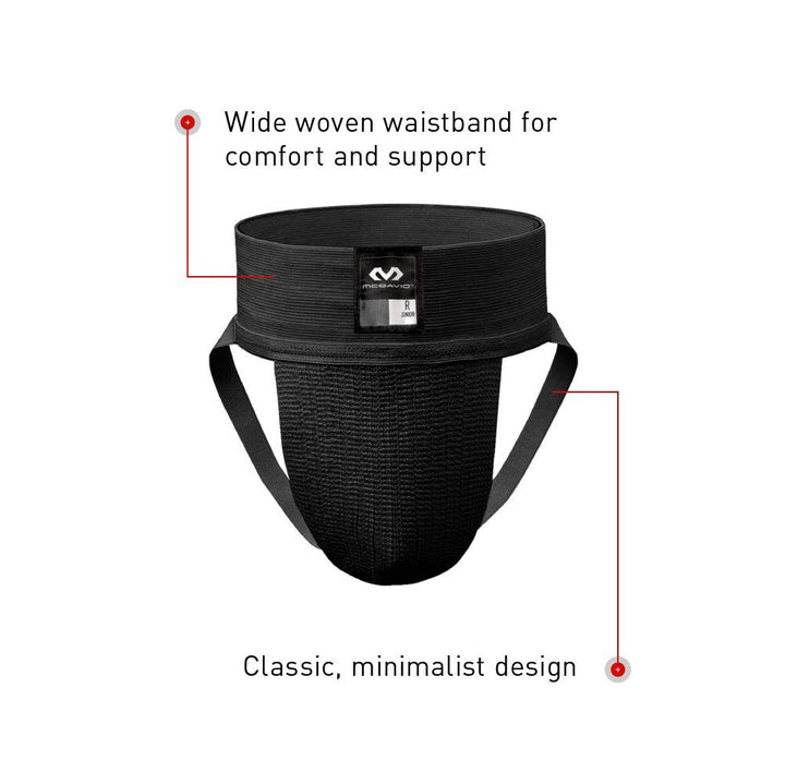 Athletic Jock Strap Adult Men's, Baseball Protection & More Sports, Black & White