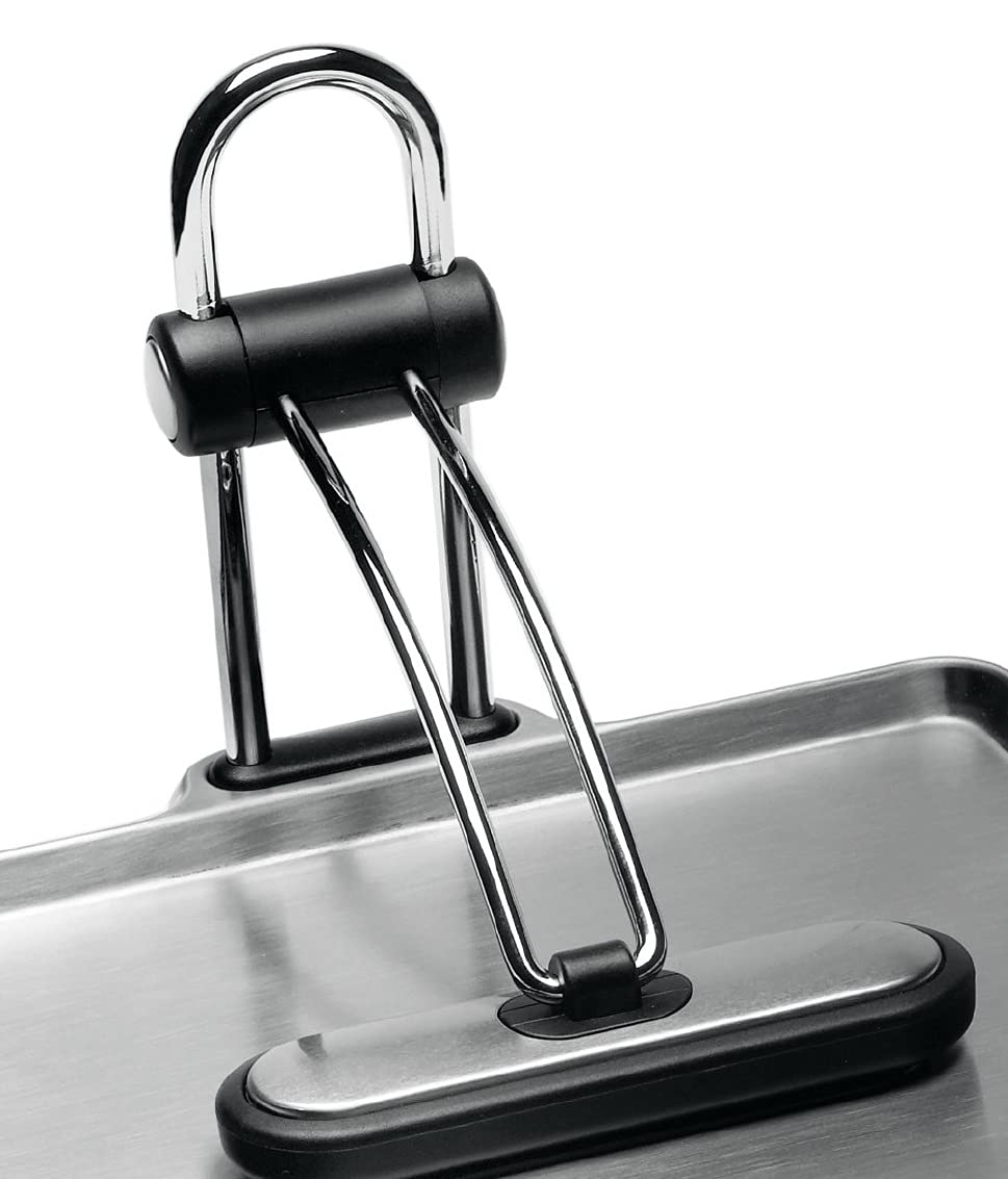 Quick Grip Napkin Holder, Stainless Steel, Brushed