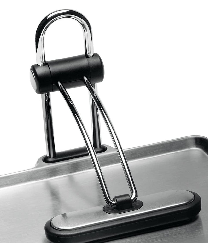 Quick Grip Napkin Holder, Stainless Steel, Brushed