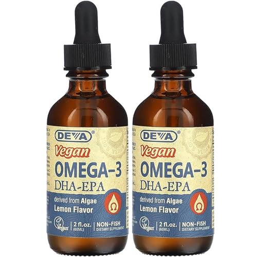 Vegan Liquid DHA-EPA (Lemon Flvr) 2 fl. Oz Liquid (Pack of 2)