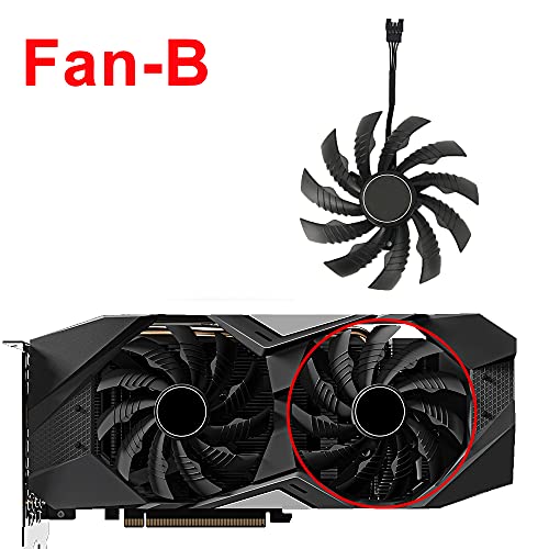 95MM PLD10010S12H GPU Replacement Cooling Fan for Gigabyte GTX 1650 Video Card RTX 2060/2070 Graphics Card Fan (Fan-AB)
