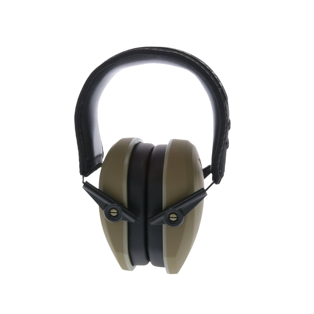 Razor Slim Passive Earmuff - Ultra Low-Profile Earcups - Olive Dark Green, One Size