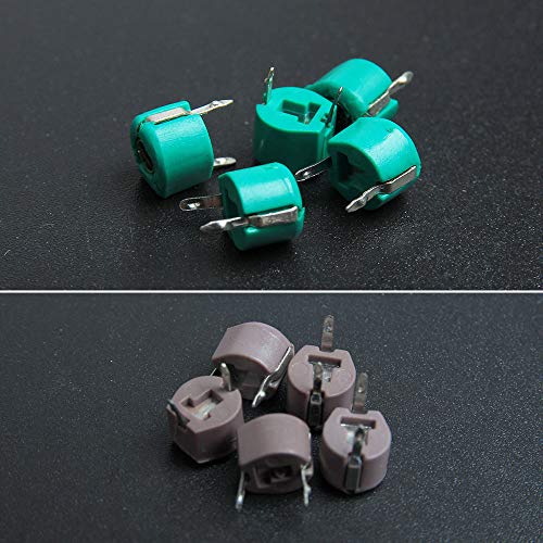45 pcs 9 Values Trimmer Capacitor Kit Assorted Adjustable Variable Capacitors