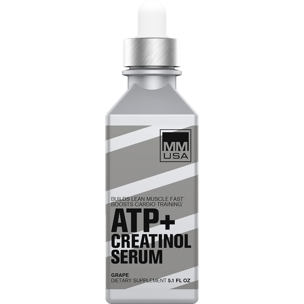 ATP+: Men's Creatine Serum. Maximize Workouts with Enhanced Energy. Boost Muscle, Strength & Recovery. Rich in Amino Acids & Vitamins. With Joint Support. Top Pre-Workout Solution. 5.1 Fl Oz