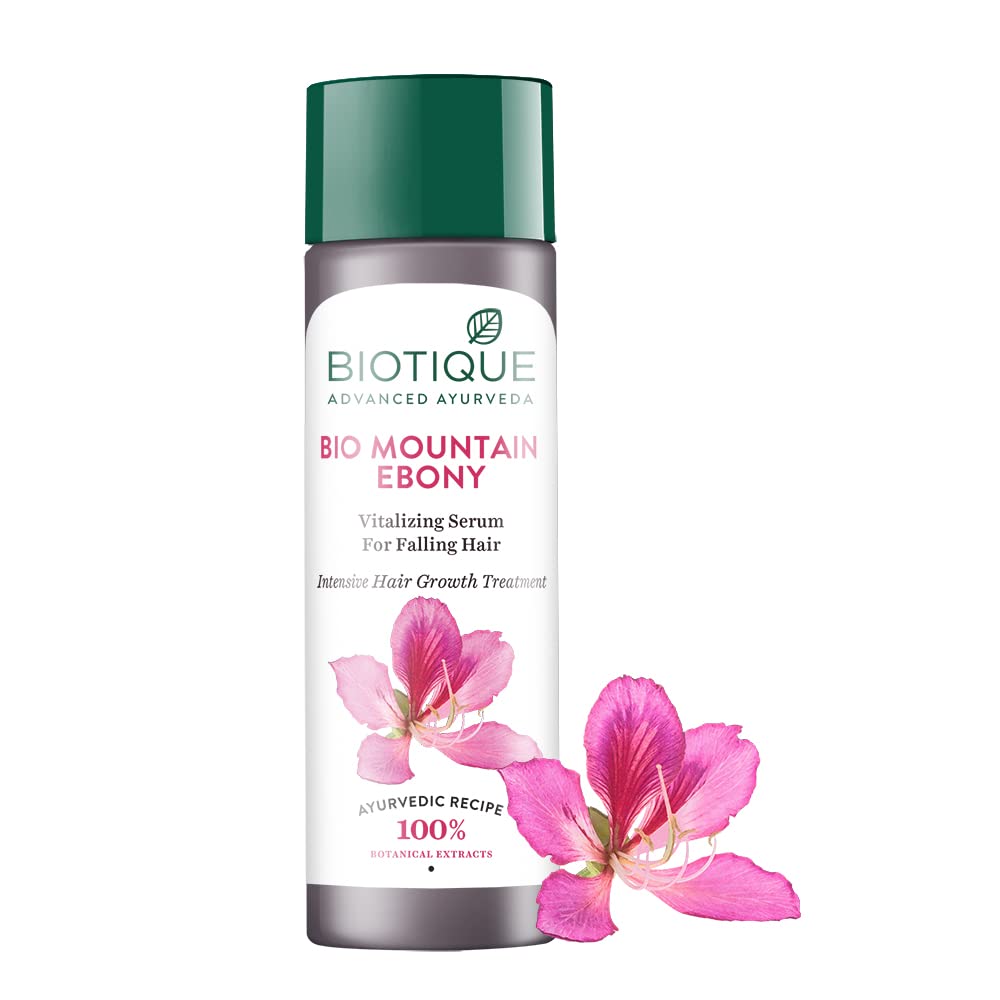 Mountain Ebony Vitalizing Serum | Prevents Hair Fall & Soothes Scalp| Promotes Hair Growth | 100% Botanical Extracts | Suitable for All Skin Types | 120ml