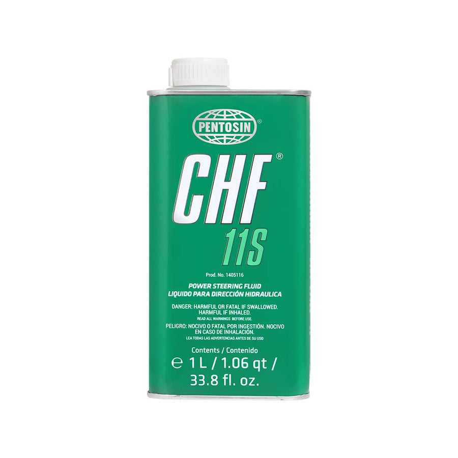 1405116 CHF 11S Long-Life Synthetic Hydraulic Fluid for Audi, Bentley, BMW, Chrysler, Dodge, Jeep, Mercedes-Benz, Mini, Porsche, Saab, Volkswagen, Volvo, and More; 1 Liter