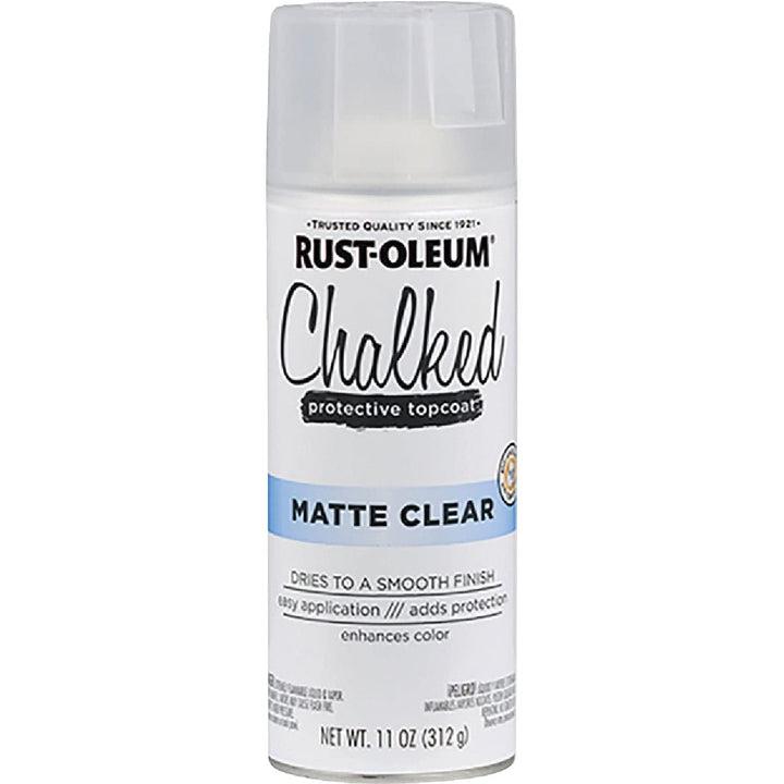 302599 Chalked Ultra Spray Paint, 11 Ounce (Pack of 1), Matte Clear
