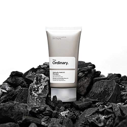 Salicylic Acid 2% Masque, Clarifying Charcoal & Clay Mask for Blemish-Prone Skin, 1.7 Fl Oz