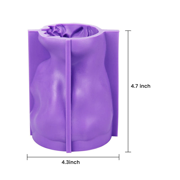 Flower Pot molds, Silicone Planter Mold Vase Pen Holder, Lady Face