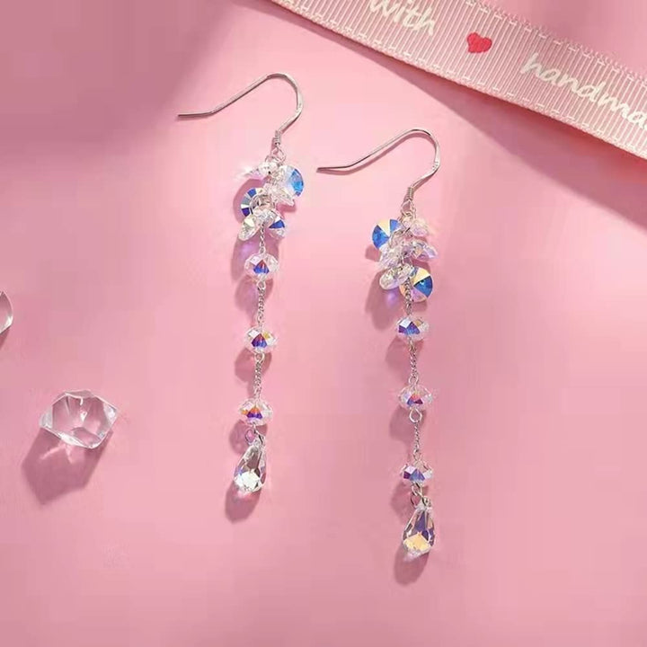 1000 Pcs 4mm Crystal Glass Beads Bulk Faceted Crystal Briolette Beads,Rondelle Crystal Beads for Bracelets Necklace Pendants Earrings Key Chains Jewelry Making,Light Pink AB
