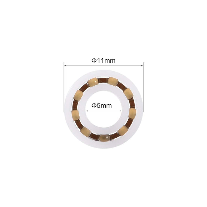 685 Plastic Bearings 5x11x3mm Glass Ball Nylon Cage 685 Bearings 5pcs