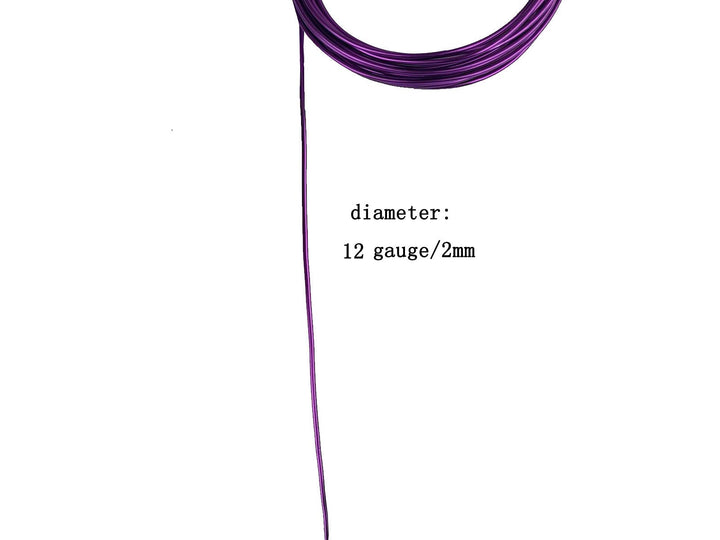 Craft Aluminum Wire 328 Feet 20 Colors Flexible Anodized Craft Wire for Jewelry Making,Crafts,DIY,Garden (12 Gauge, 2mm), Mixed Color
