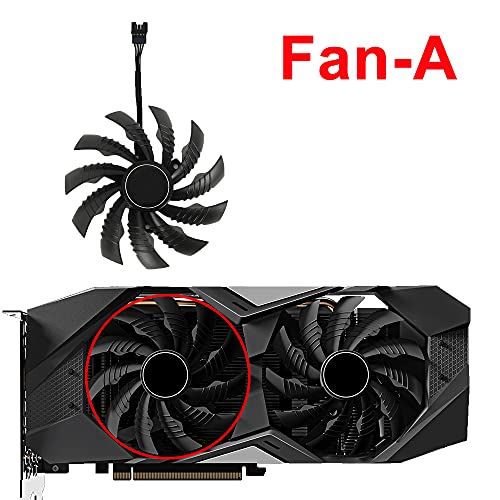 95MM PLD10010S12H GPU Replacement Cooling Fan for Gigabyte GTX 1650 Video Card RTX 2060/2070 Graphics Card Fan (Fan-AB)