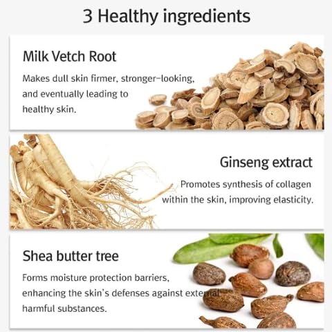 Eye Cream - Deep Nourishing Eye Moisturizer Cream, Healthy Ingredients from Shea Butter, Saponin, Isoflavonoid for Vitality, Elasticity, Stocking Filler -1Day for 1Pack x 50pcs