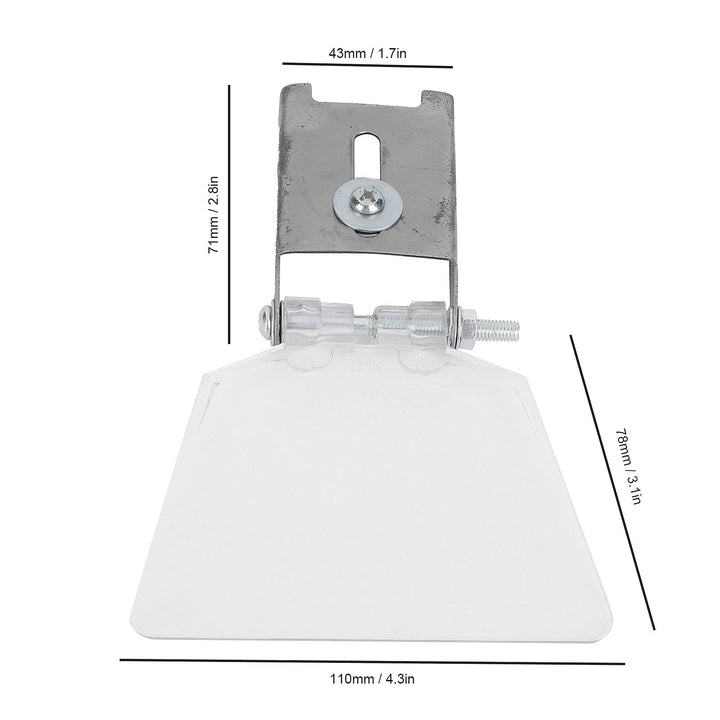 Eye Shields for Bench Grinder, 2Pcs Bench Grinder Guards, Bench Grinder Safety Shields, 304 Stainless Steel Case Tool, Shield Attachment Accessories