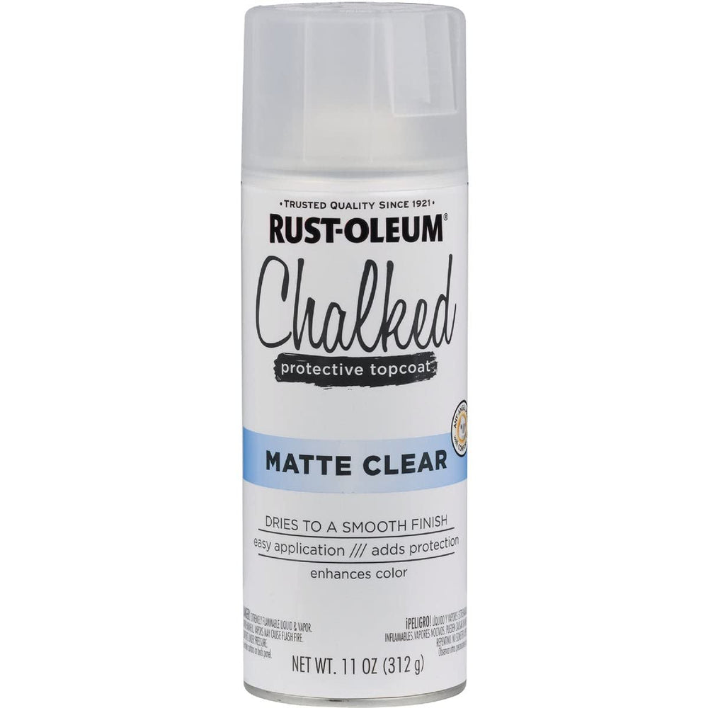 302599 Chalked Ultra Spray Paint, 11 Ounce (Pack of 1), Matte Clear
