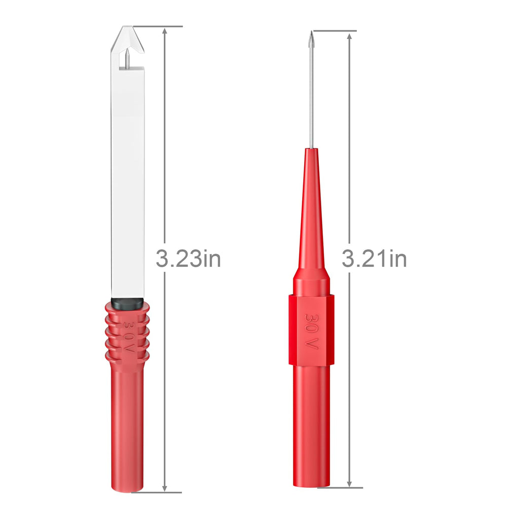 Wire Piercing Probes Set 20PCS Insulation Back Probes Non-Destructive Pin for Automotive Diagnostic Car Repairing Electrical Testing