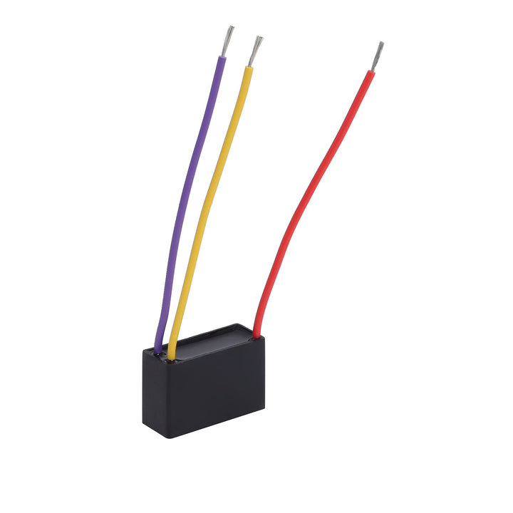 CBB61 Ceiling Fan Capacitor .+. Compatible with New TECH 1.5uf 2.5uf 250V AC 3 Wire 2 Pack